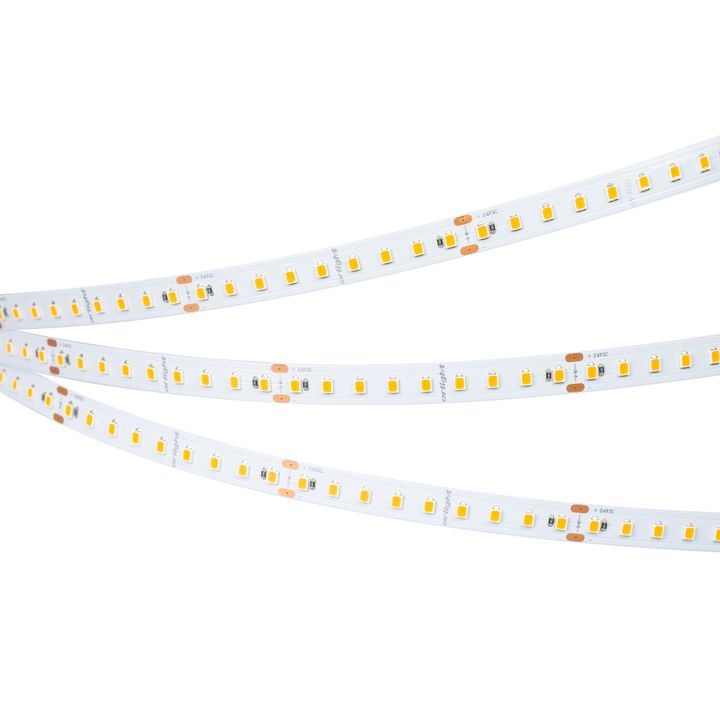 Светодиодная лента Arlight 8W/m 126Led/m 2835SMD теплый белый 5M UL-A126-10mm 24V Warm3500 044496