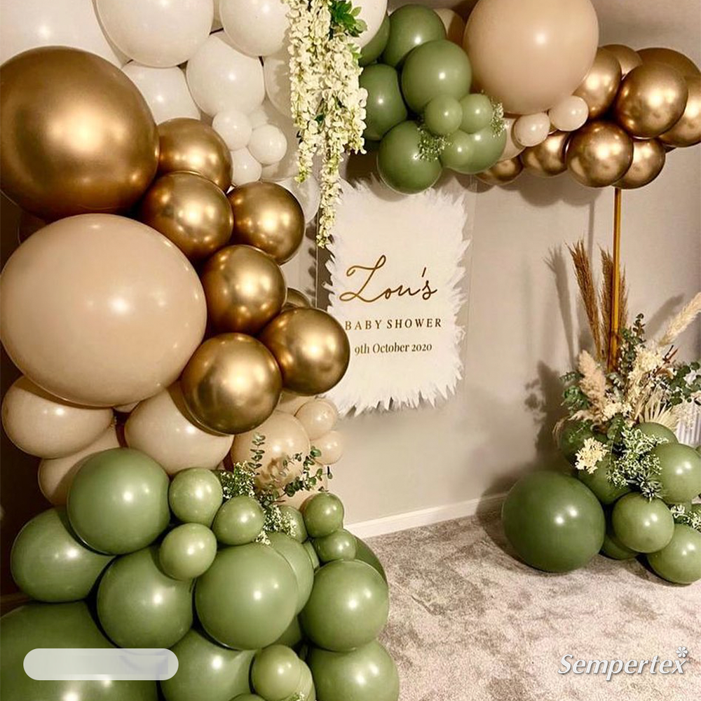 Шар 18" хром золото, (Зеркальные шары) / Reflex Gold 970