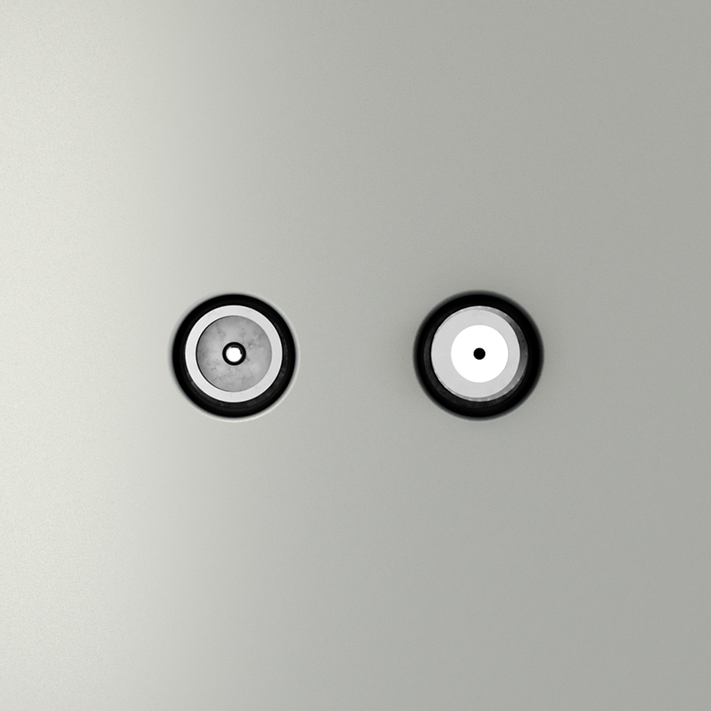 Розетка телевизионная встраиваемая VOLTUM S70 оконечная TV+SAT, (сталь)