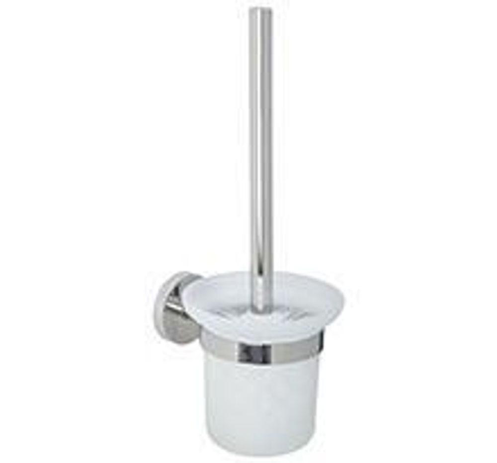 Ёршик туалетный настенный нерж. сталь/стекло NIZA 16857.B глянцевый