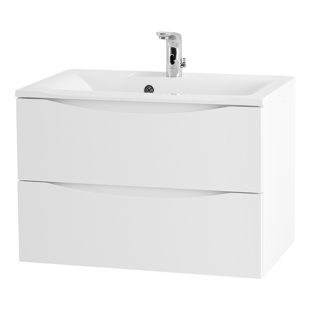 Тумба подвесная с раковиной BelBagno MARINO-750-2C-SO-BO-P
