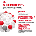 Royal Canin Sphynx Kitten Корм сухой сбалансированный для котят породы Сфинкс до 12 месяцев 2 кг