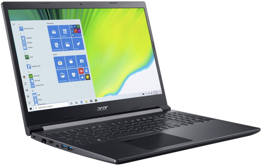 Ноутбук Acer Aspire 7 A715-42G-R427 15,6" IPS 144 Гц FHD(1920x1080), AMD Ryzen 7 5700U/16 ГБ/SSD 512 ГБ//NVIDIA GeForce RTX 3050/Windows 11 Home/чёрный