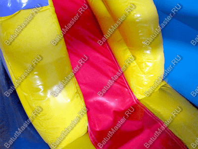 Коммерческий батут "Белый клык" с механизированной головой, размер 6*6*4 м