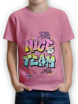 Футболка для садика и школы.девочка.1шт.