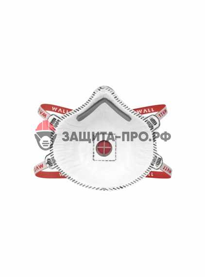 Респиратор Wall CUP 99HK+K, FFP3, с клапаном , Многоразовый