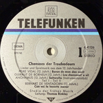 Шансоны трубадуров - Песни и игровая музыка 12-го века (Германия)Т