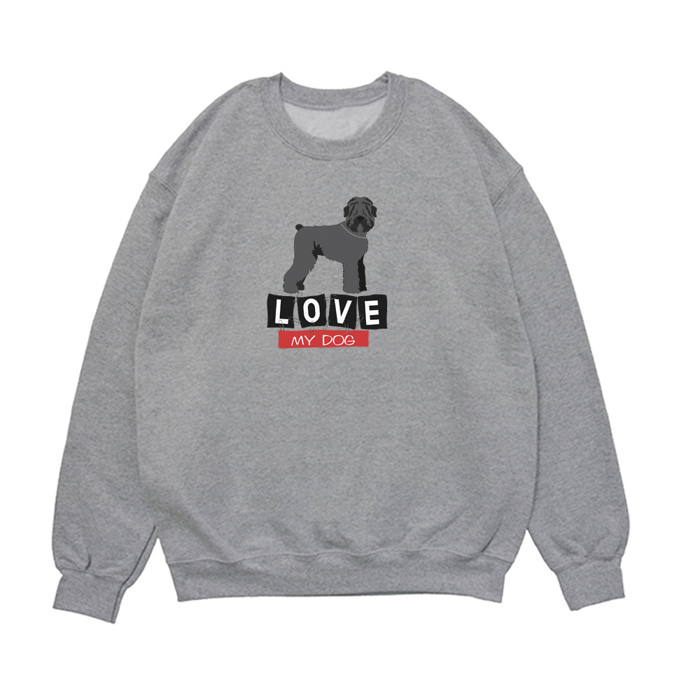 Свитшот "Черный терьер- Love"