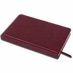 Ежедневник недатированный А5 138х213 мм BRAUBERG "Imperial" под кожу, 160 л., бордовый, 123415