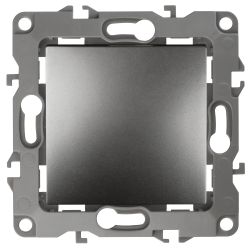 12-1101-12 ЭРА Выключатель, 10АХ-250В, IP20, Эра12, графит | Эра 12 Графит