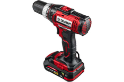 Дрель-шуруповерт ЗУБР 18 В, 2 АКБ, 2 Ач, в кейсе ДШЛ-185-22