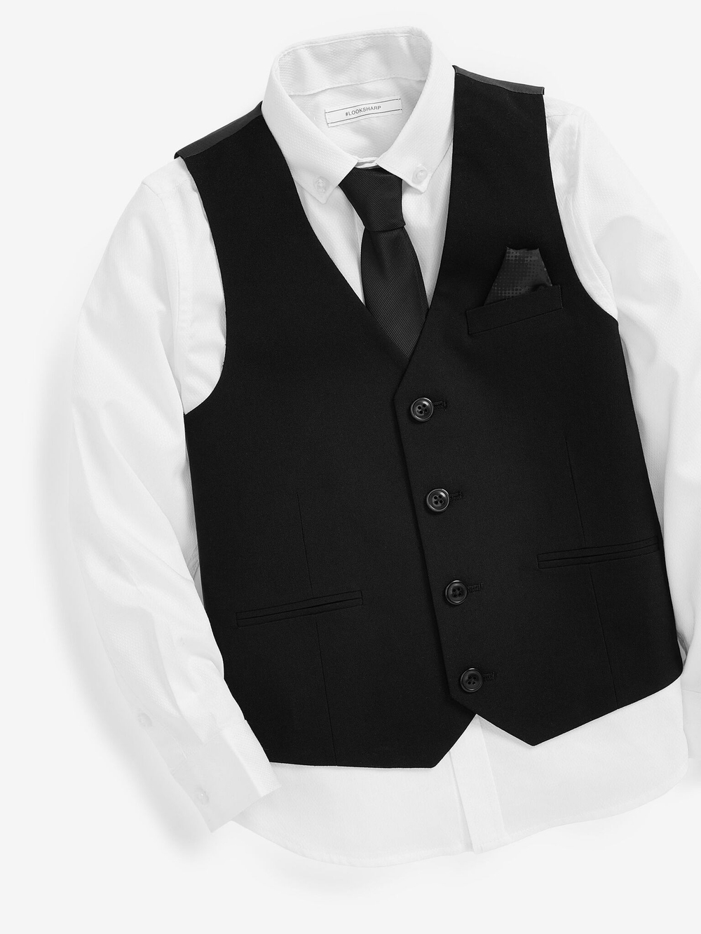 Комплект из трех предметов для мальчика Next A18-318, Черный, Белый