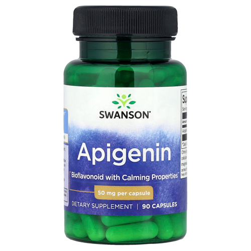 Swanson Vitamins, Апигенин, 50 мг, 90 капсул
