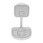 Зарядная станция MagSafe Magssory Basketball для iPhone, Apple Watch и AirPods (Qi2) Беспроводная зарядка: Qi 15 Вт, Qi 5 Вт, магнитное крепление для быстрой зарядки Apple Watch (Qi 5 Вт). Проводная зарядка: нет. Сертификация Qi2. Есть LED-индикация