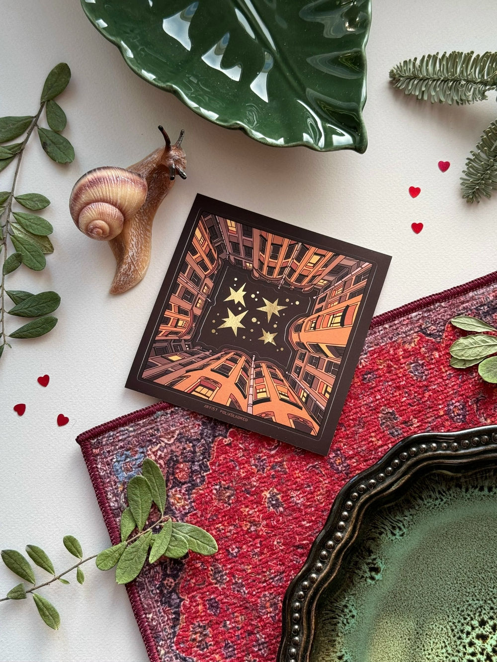 стикерпак ‘двор-колодец‘ ✨