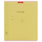 Тетрадь школьная А5 12л косая линия,ассорт "Классика Visio" (Полиграфика) микс цветов (комплект 5 шт)