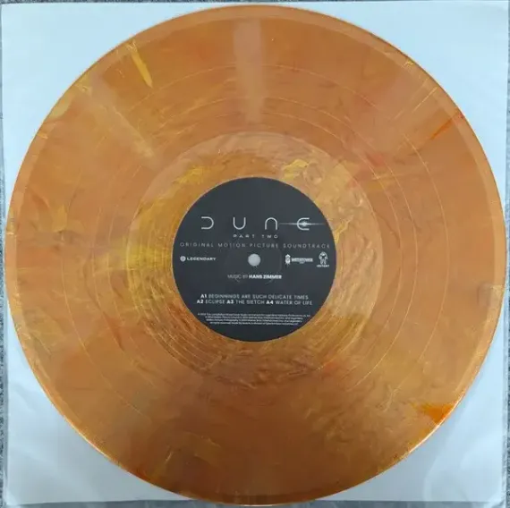 Hans Zimmer – Dune: Part Two - Original Motion Picture Soundtrack - Gold Clear & Red Merge , Yellow Green & Clear Merge 2LP