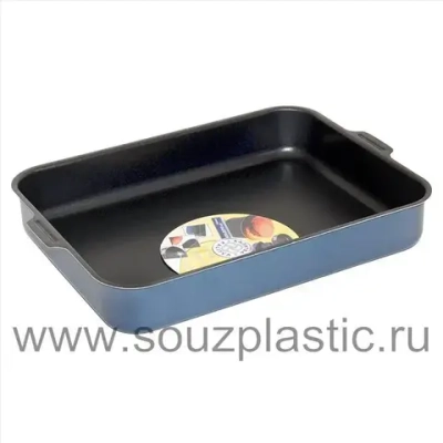 Форма прямоугольная алюминиевая 23*30см без крышки КАЛИТВА (алюминий)