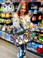 Сумка 2 в 1 тоут мешок шоппер клатч кошелек модная на плечо