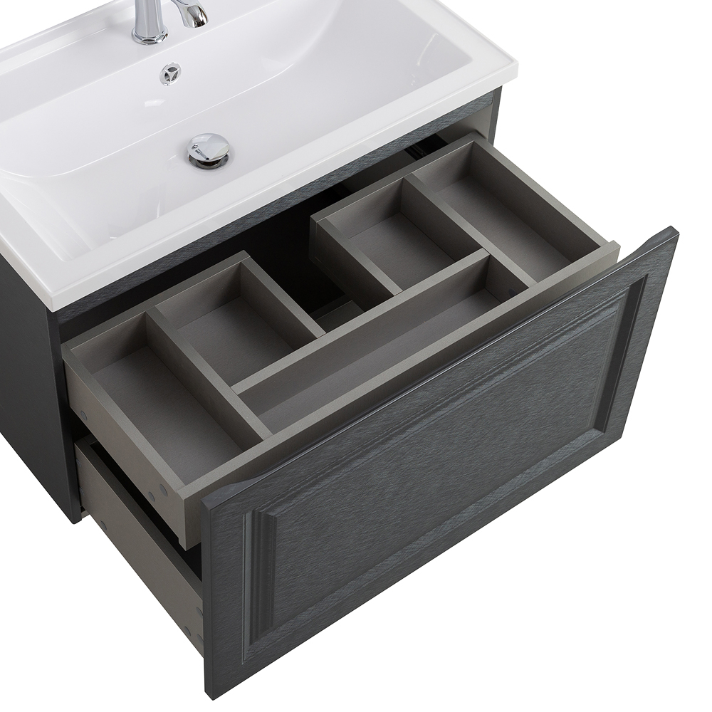 Мебель для ванной комнаты подвесная Cezares GIUBILEO-N-100-1C-SO-TIT-P 100см Титан