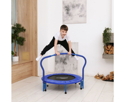 Батут с поручнем DFC Gardenature 36'' синий