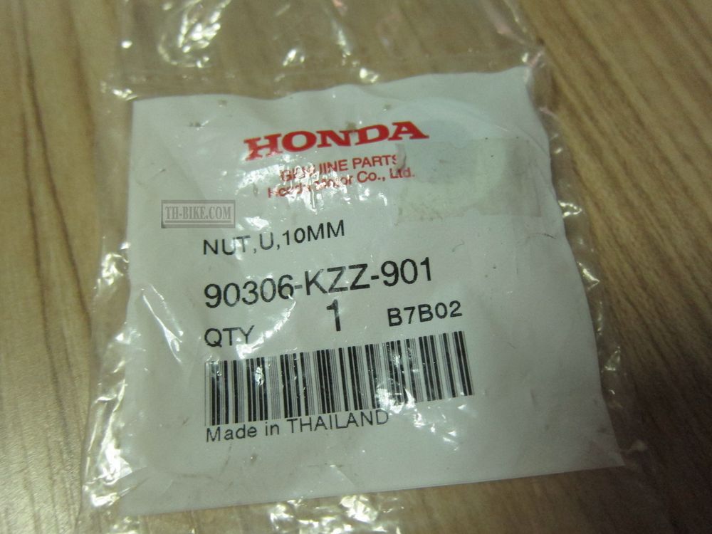 90306-KZZ-901. NUT, U, 10MM