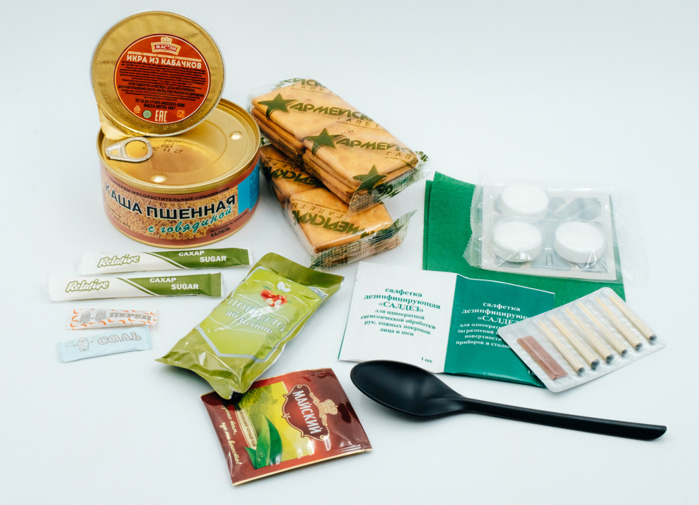 Сухой паек "Буре" разовый. Меню 1. ХАЛЯЛЬ