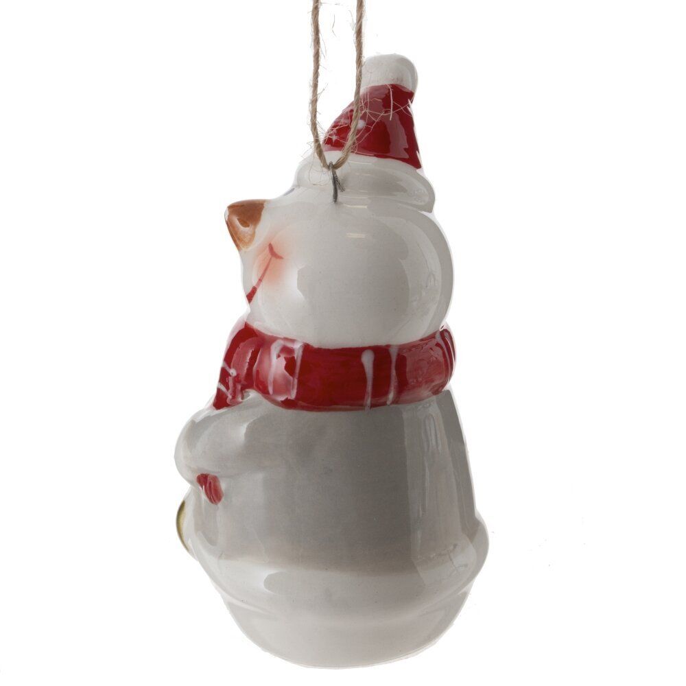 GAEM Фигурка декоративная подвесная "Снеговик", L4 W4 H7 см, 2в.