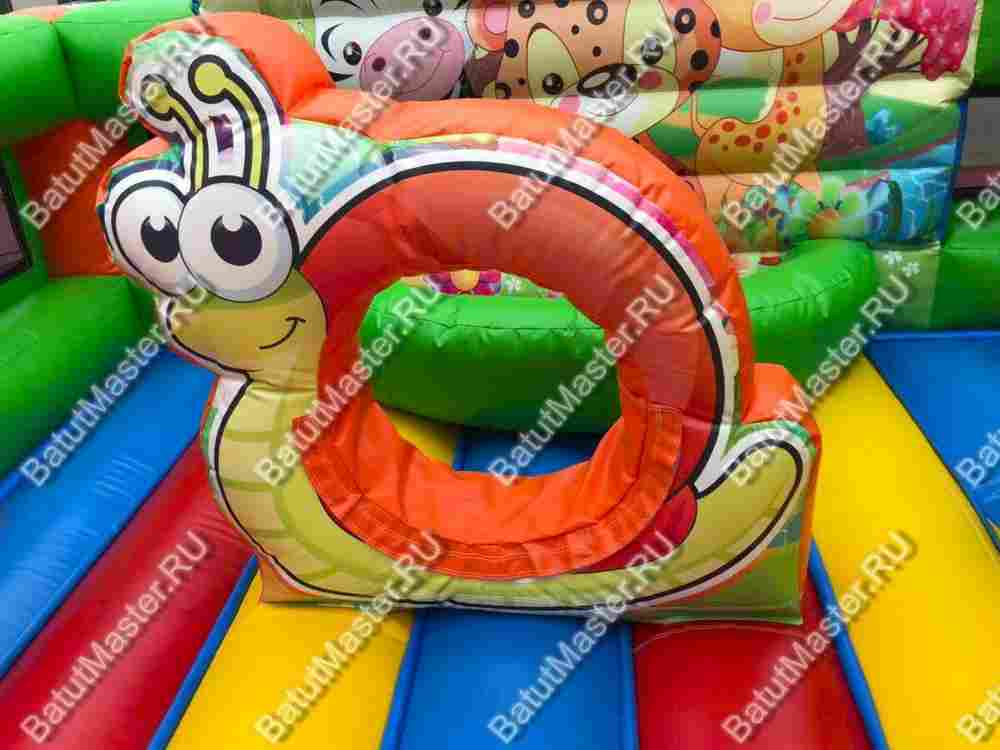 Батут "Добрые зверята", 5*5*2.8 м