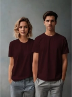 Футболка однотонная базовая хлопок унисекс Баракаттекс