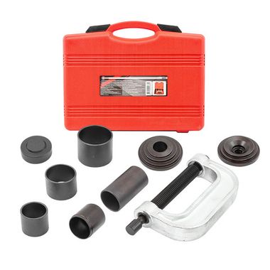 Набор инструментов для снятия и установки шаровых опор, подшипников, сайлентблоков 10пр., в кейсе FORCEKRAFT FK-909T2