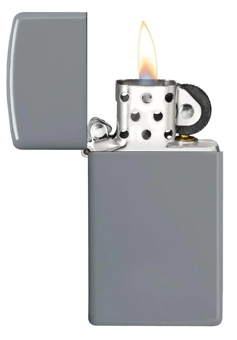 Зажигалка ZIPPO 49527 Slim® Flat Grey