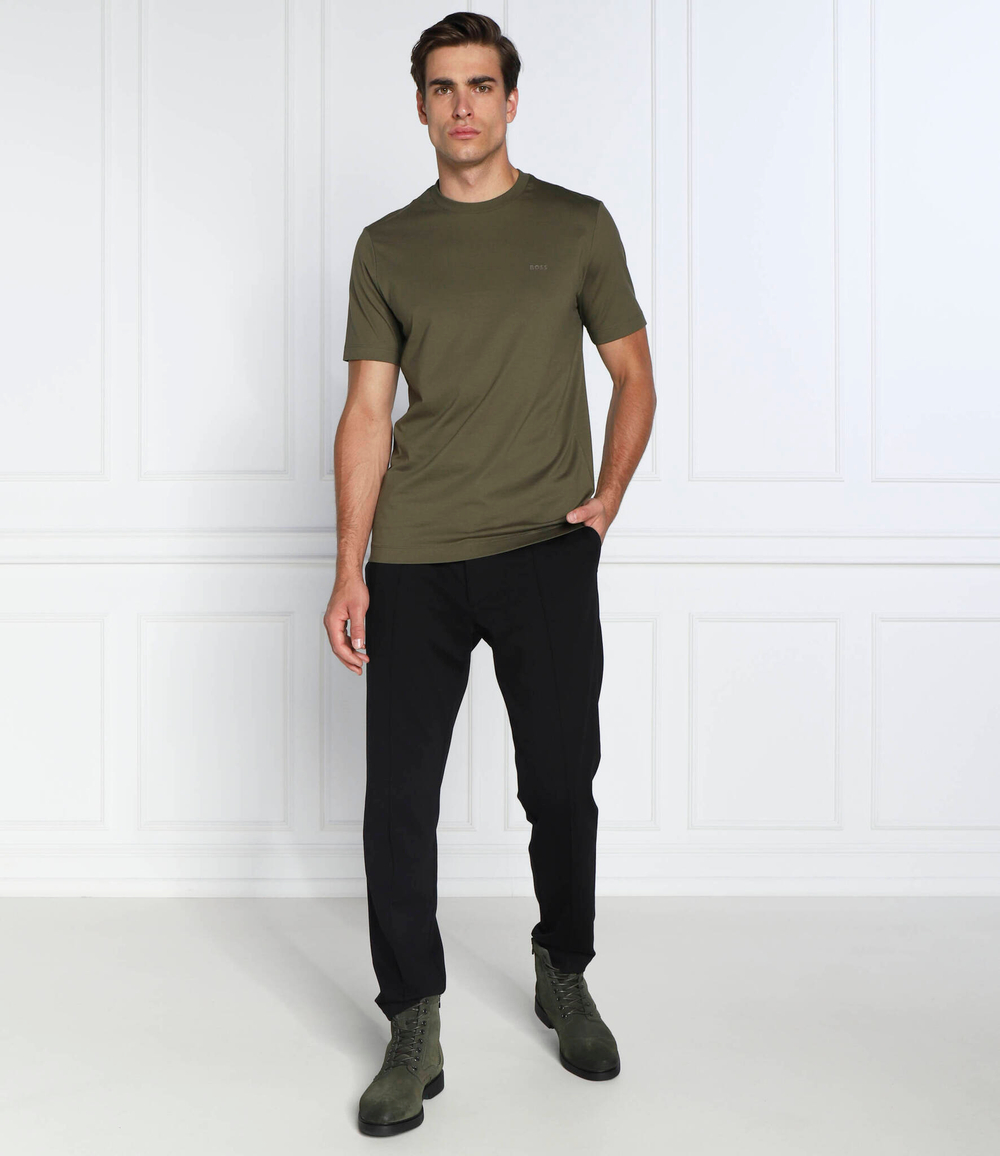 Футболка Thompson BOSS BLACK - зеленый(50468347)