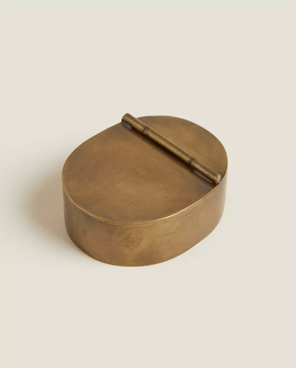 ZARA HOME МЕТАЛЛИЧЕСКАЯ ПЕПЕЛЬНИЦА С КРЫШКОЙ