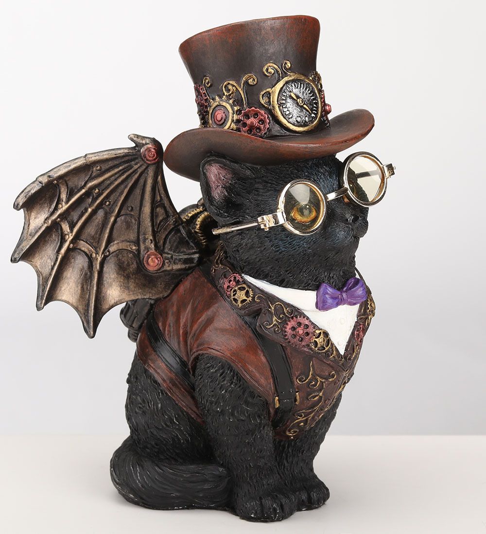 Veronese WS-1358 Статуэтка в стиле Стимпанк «Кот-изобретатель»