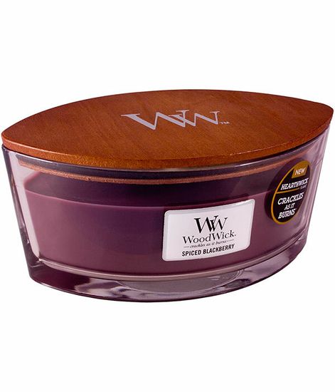 Пряная ежевика, ароматическая свеча эллипс, WoodWick