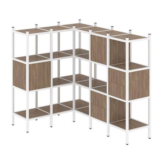 Лофт Угловой внутренний стеллаж VR.L-30  1278*1694*1458