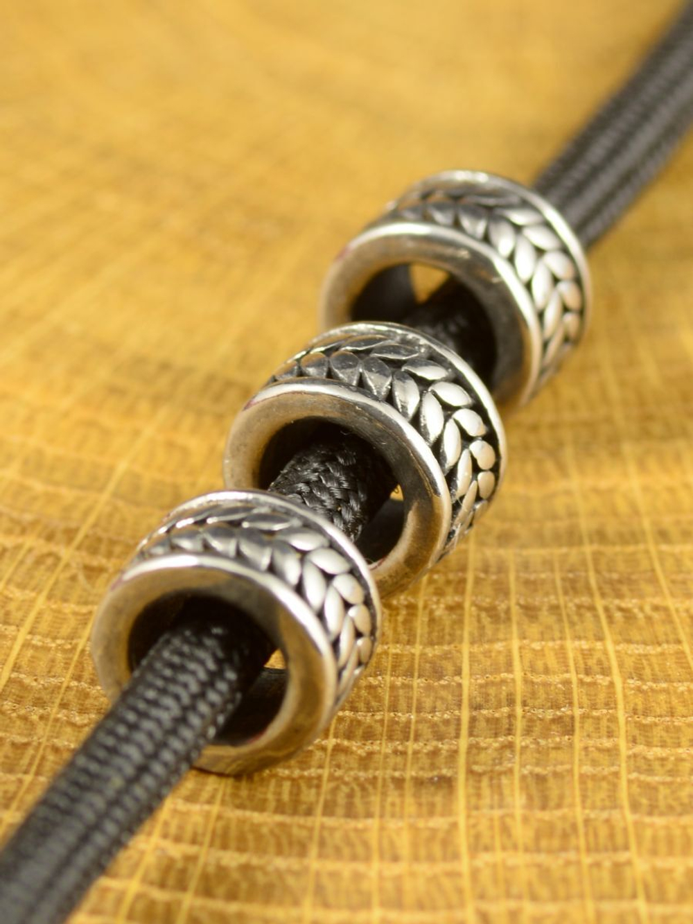 Бусина Колосок из нержавеющей стали