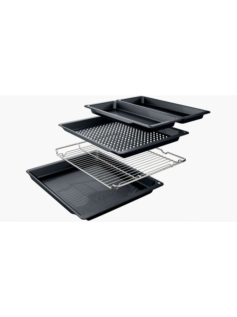Электрический духовой шкаф Bosch HJG852YW0T, 60 см, 66 л, 8 режимов, гриль, традиционная очистка