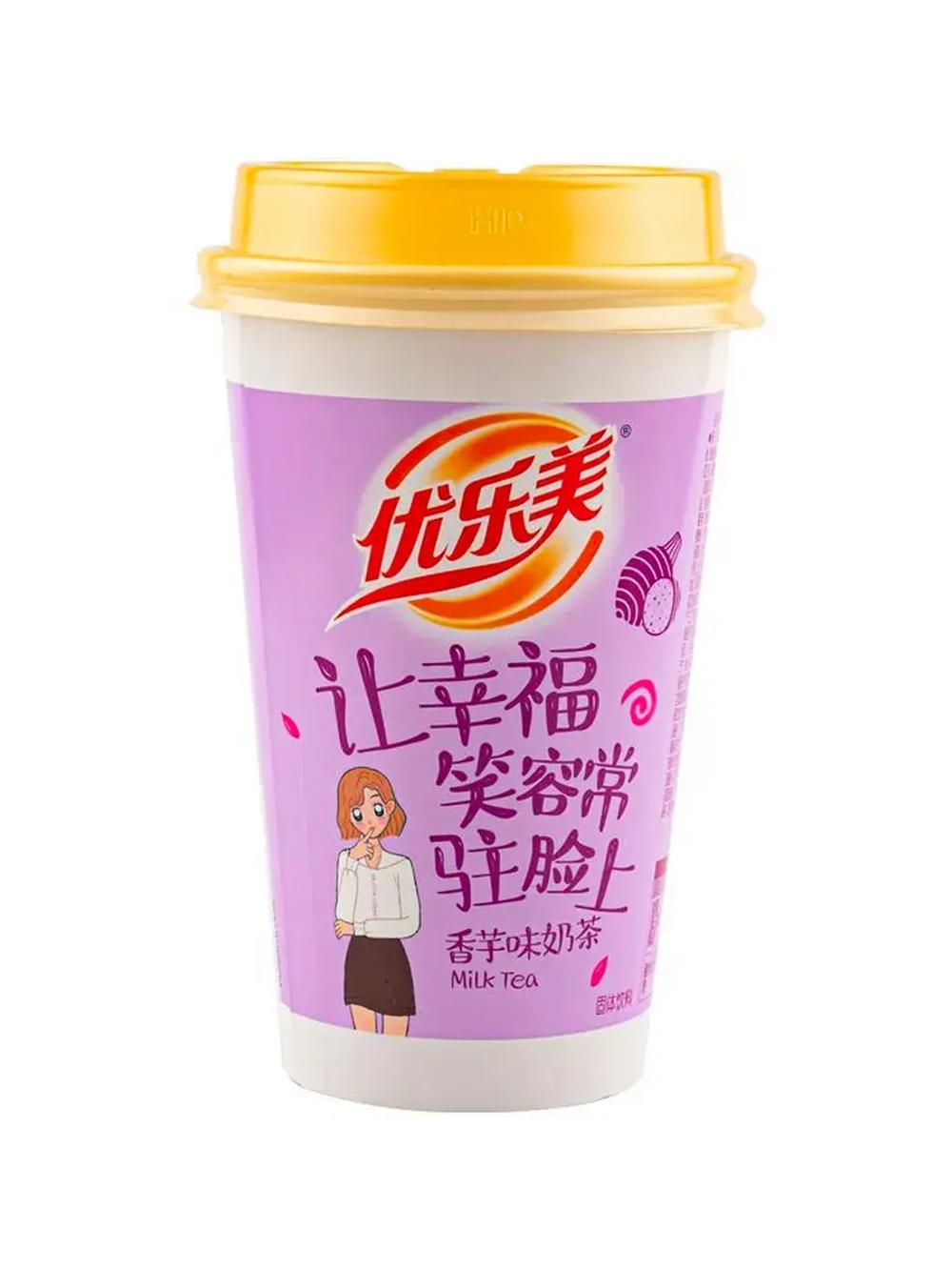 Молочный чай с кокосовым желе со вкусом Таро 80 г * 4 шт