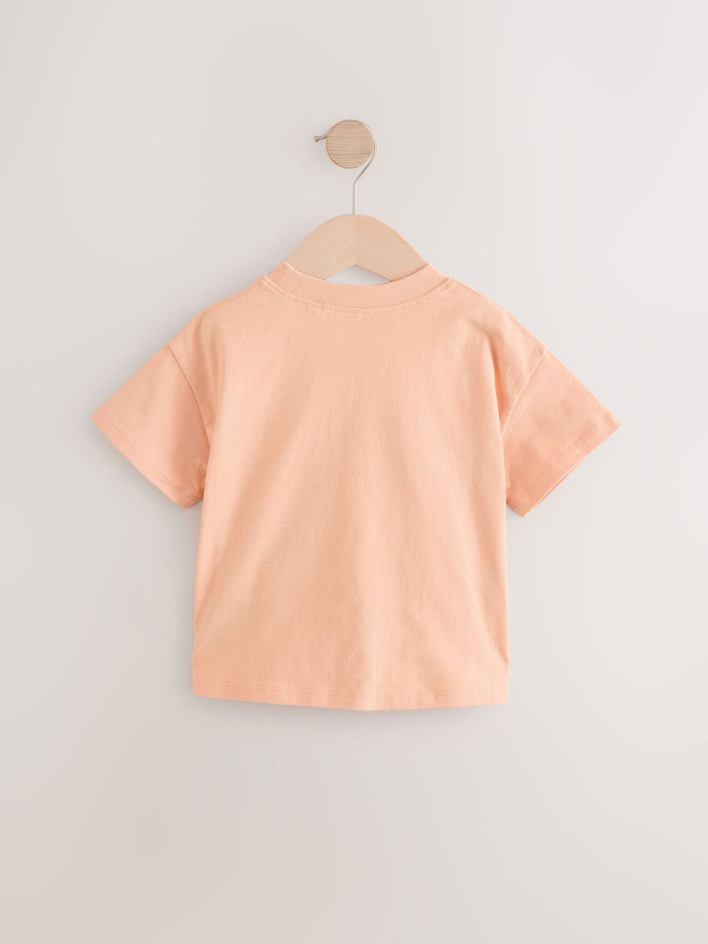 Футболка для девочки Next E65-367, 3 шт., Персиковый, Хаки, Кремовый