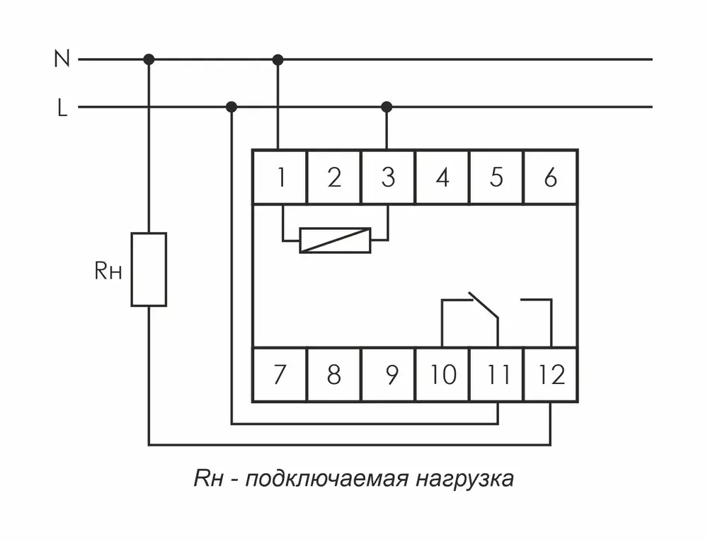 Реле времени PCA-512 8А 230В 1 перекл. IP20 задержка выключ.