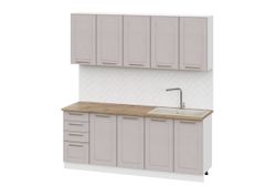 Кухонный гарнитур "Милена" 2,0м (белый/шампань), Интерьер Центр, г.Пенза