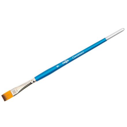 Кисть синтетика плоская № 9, Гамма