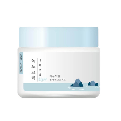 Лёгкий увлажняющий крем с комплексом минералов Round Lab 1025 Dokdo Light Cream