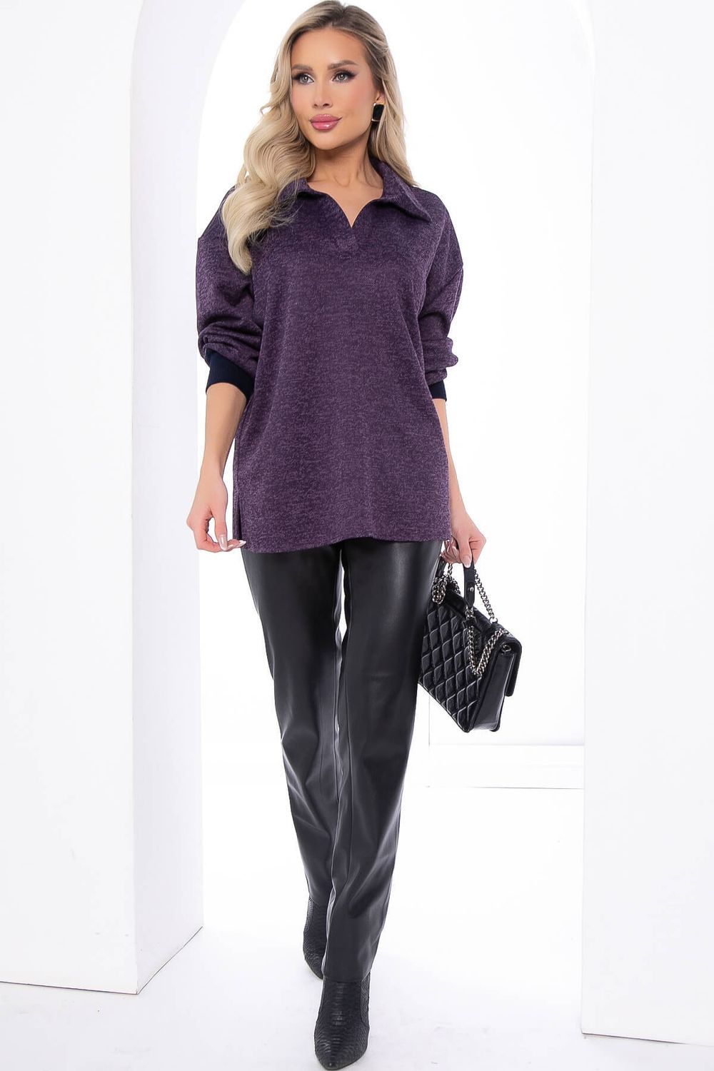 Джемпер "Эссен" (ежевика) Б9012 LT Collection