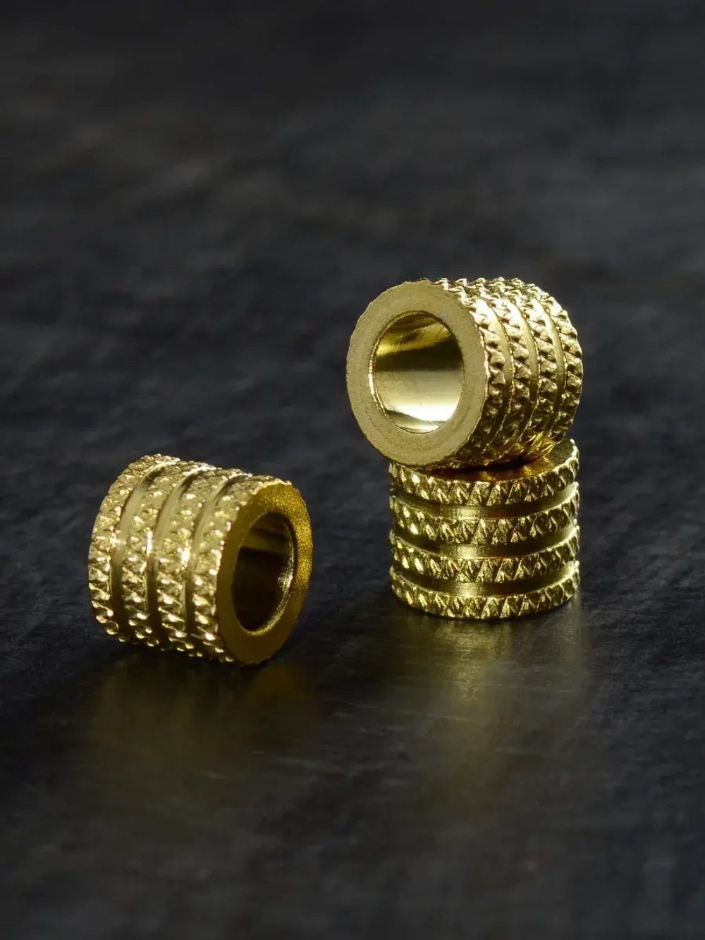 Бусина Алмазная из нержавеющей стали