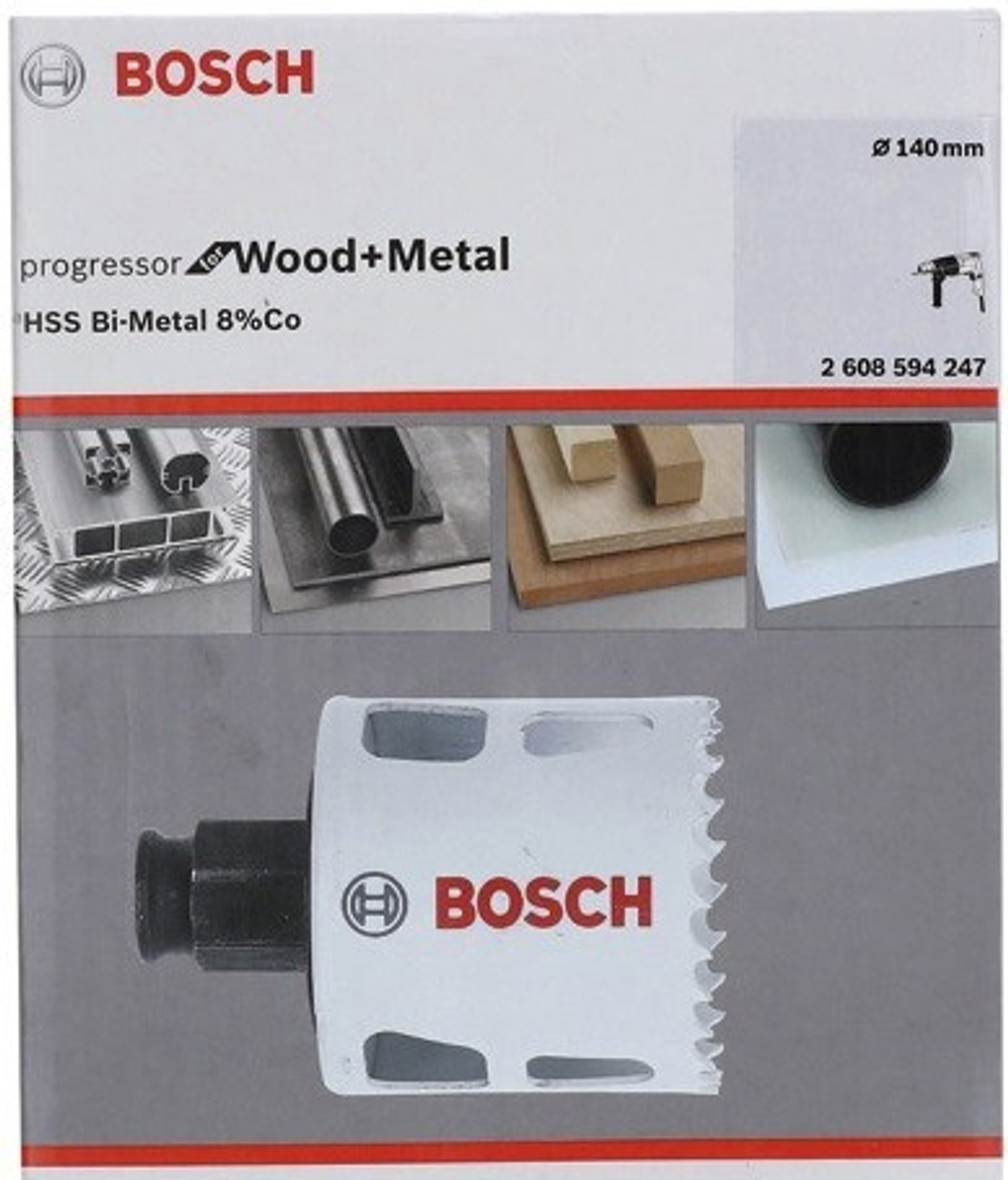 Биметаллическая коронка BOSCH BiM PROGRESSOR 177mm NEW