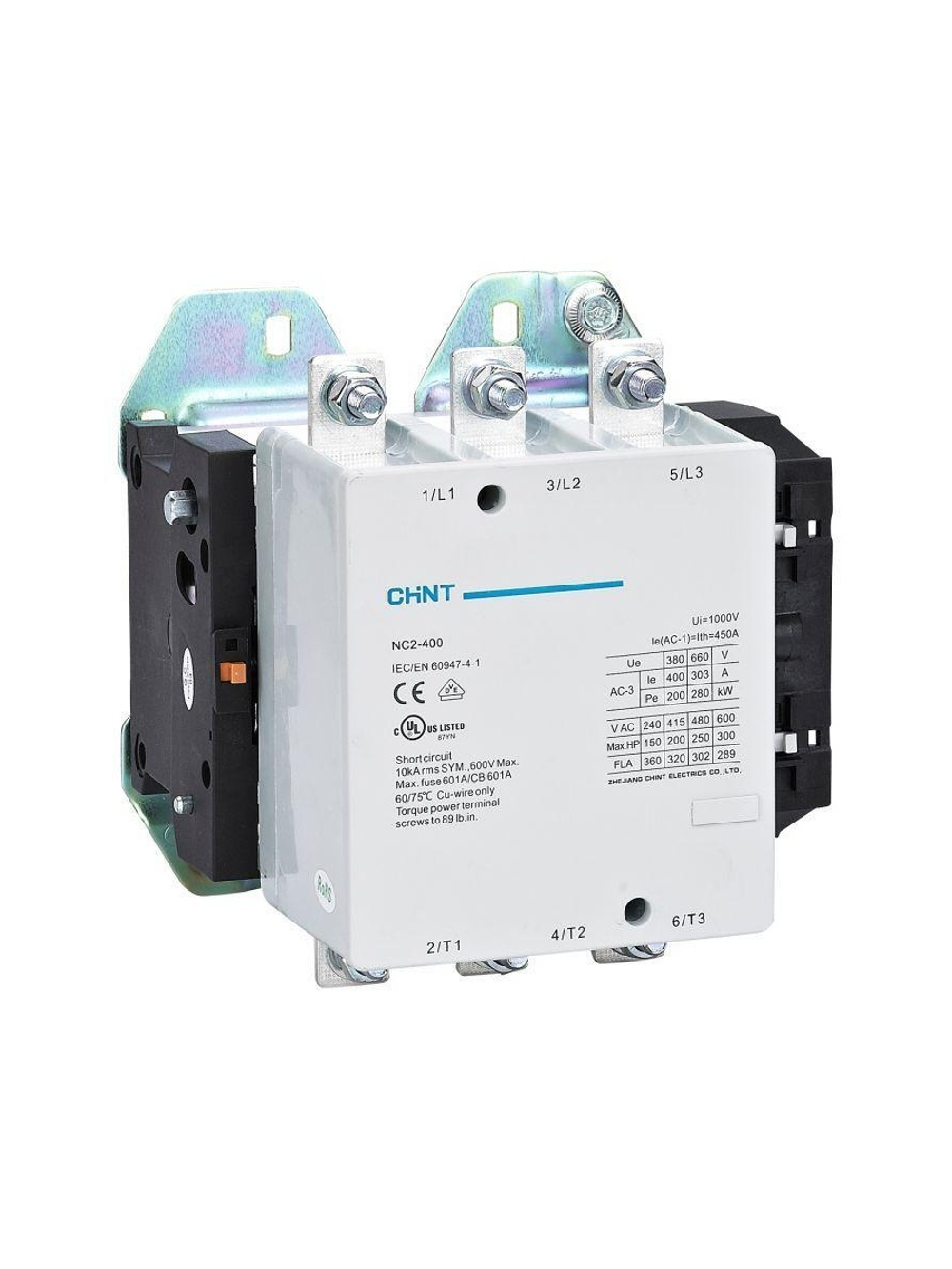Контактор NC2-400 400А кат. 400В AC AC-3 (R) CHINT 236166