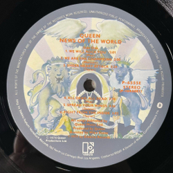 Винтажная виниловая пластинка LP Queen News Of The World (Japan 1981) (Obi) We Will Rock You